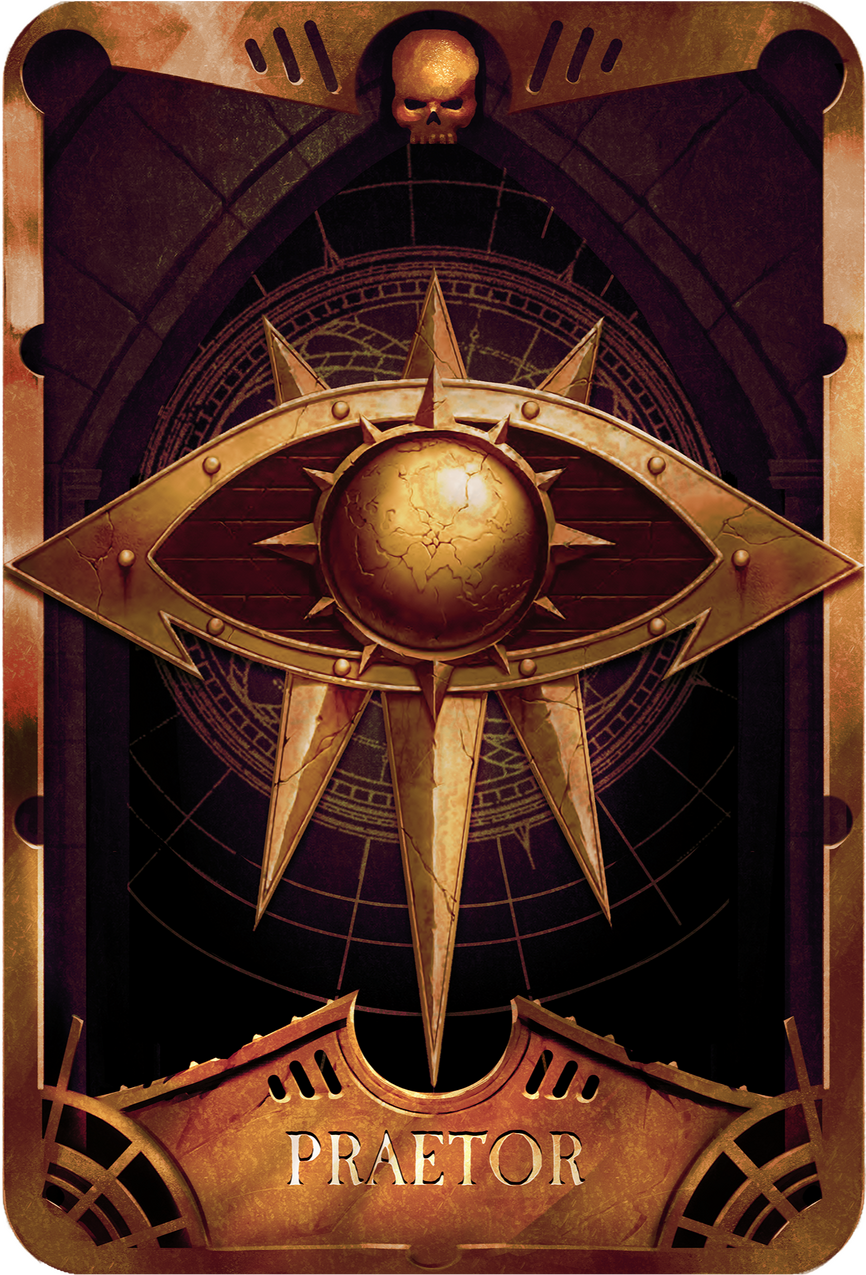 Warhammer 40K card art for Games Workshop
