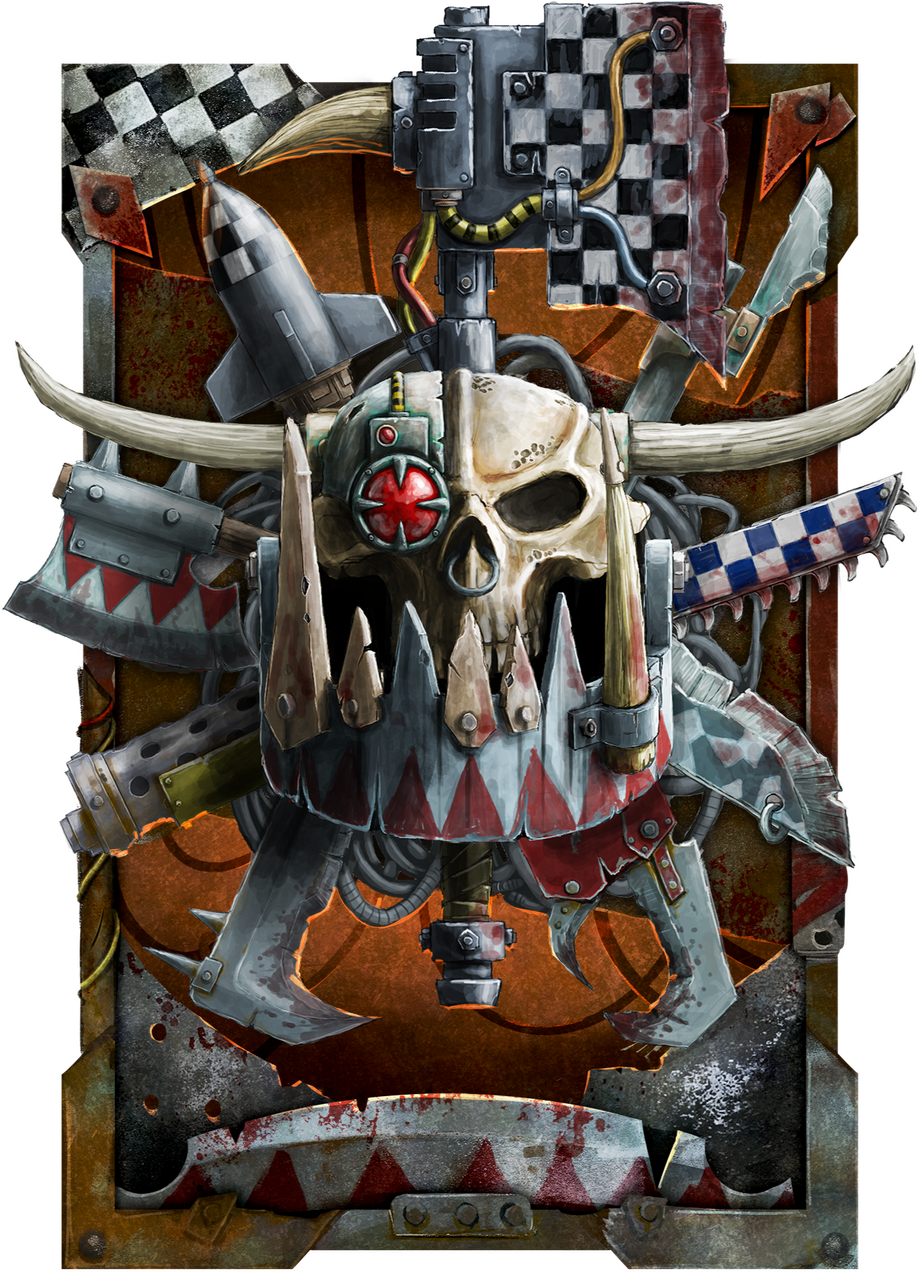 Warhammer 40K character illustration