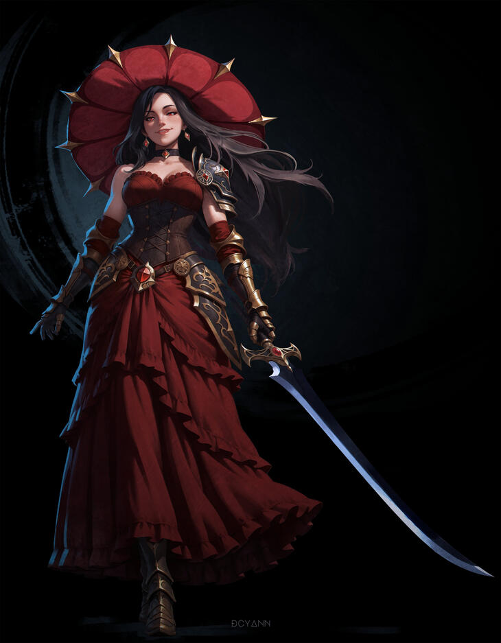 Fantasy character portrait commission