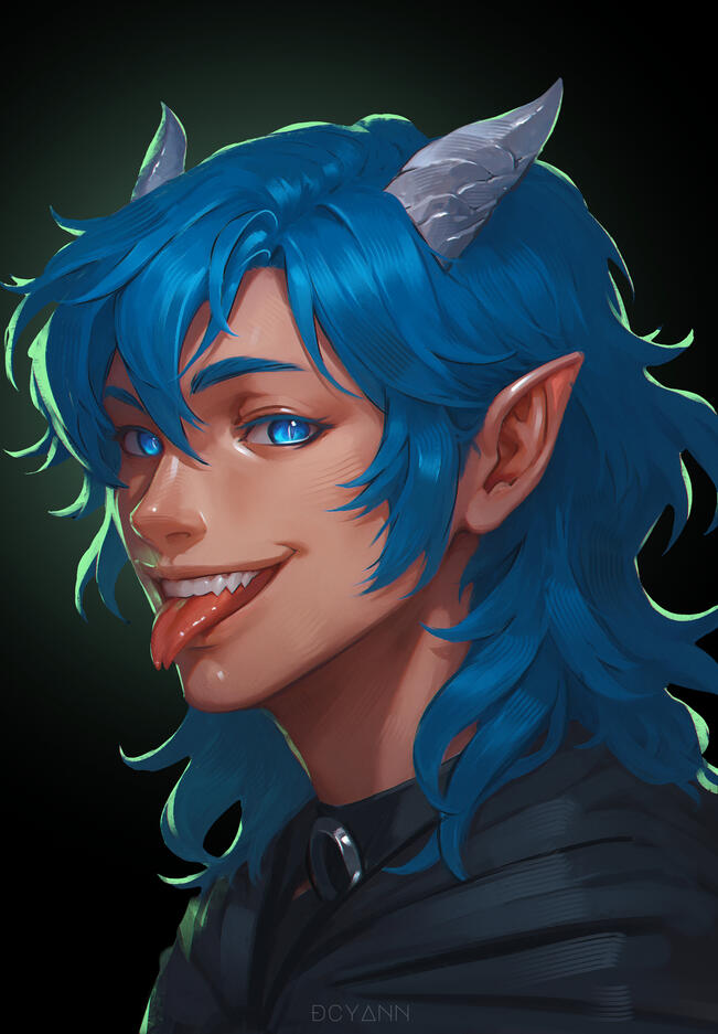 Fantasy rogue character illustration